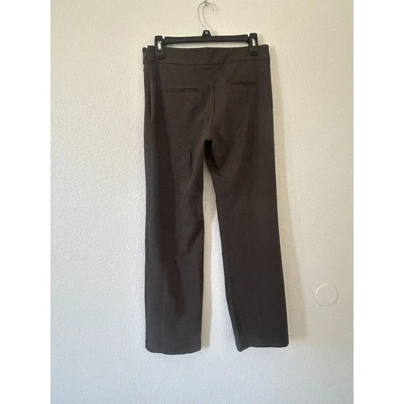 tahari womens pants green size 4 zipper on the side flat front - Picture 5 of 12
